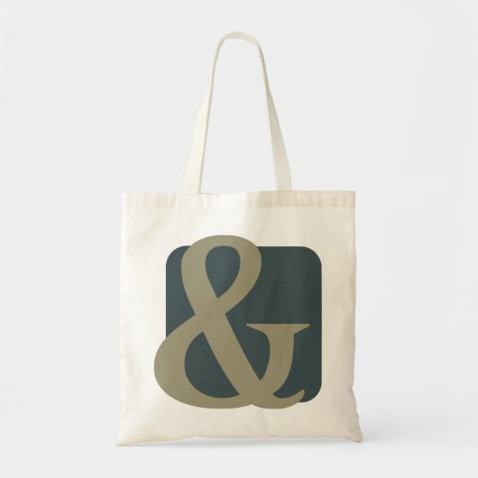 Ampersand-ontwerp Tote Bag (Voorkant)
