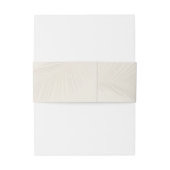 Ampersand Palmblad Strand Tropische Tak Uitnodigingen Wikkel (Achterkant Voorbeeld)