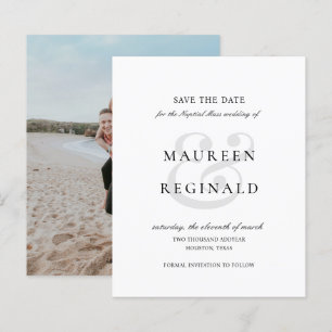 Ampersand Photo Budget Wedding Save the Date