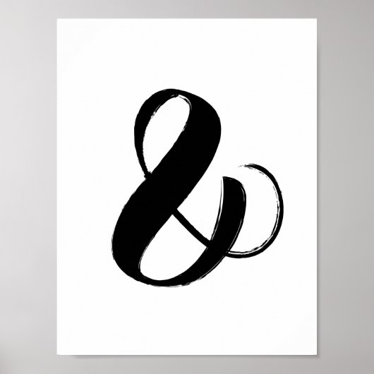 Ampersand poster (Voorkant)