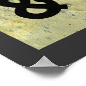 ampersand poster wall art home decor (Hoek)