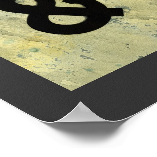 ampersand poster wall art home decor (Hoek)