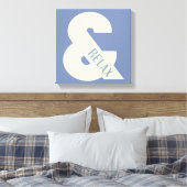Ampersand Relax Minimalist Canvas Afdruk (Insitu (Slaapkamer))