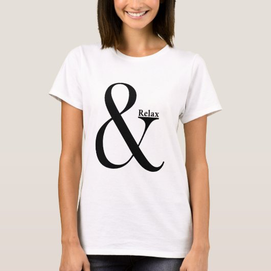 Ampersand Relax T-shirt (Voorkant)
