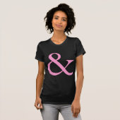 Ampersand - Roze T-shirt (Voorkant volledig)