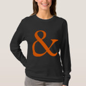 Ampersand - Sinaasappel T-shirt (Voorkant)