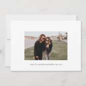 Ampersand Stamp Full Photo Save the Date Kaart (Achterkant)