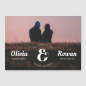 Ampersand Stempel Volledige Foto Save The Date Mag (Voorkant)