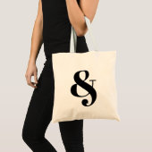 Ampersand stijlvolle canvas tas (Voorkant (product))