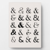 Ampersand Symbolen Fotoplaat (voorkant)