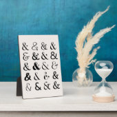 Ampersand Symbolen Fotoplaat (Zijkant)