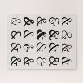 Ampersand Symbolen Legpuzzel (Horizontaal)