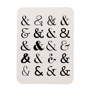 Ampersand Symbolen Magneet