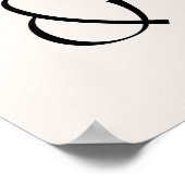 Ampersand Symbolen Poster (Hoek)