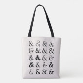 Ampersand Symbolen Tote Bag (Achterkant)