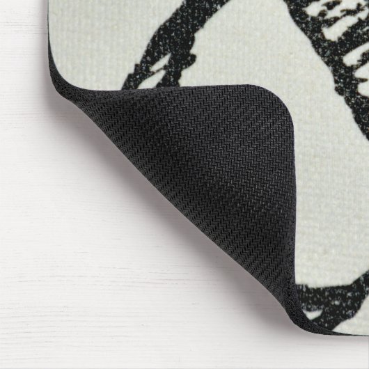 Ampersand-symbool en dus begint het grijs muismat (Hoek)