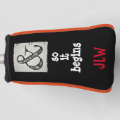 Ampersand Symbool en dus begint het met humoristis Golfheadcover (Voorkant)