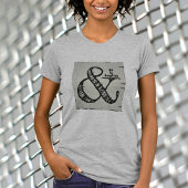 Ampersand Symbool en dus begint het met stijlvol w T-shirt