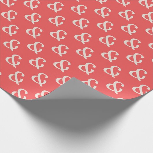 Ampersand Symbool Patroon Cadeaupapier (Hoek)