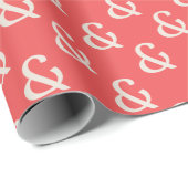 Ampersand Symbool Patroon Cadeaupapier (Rol Hoek)
