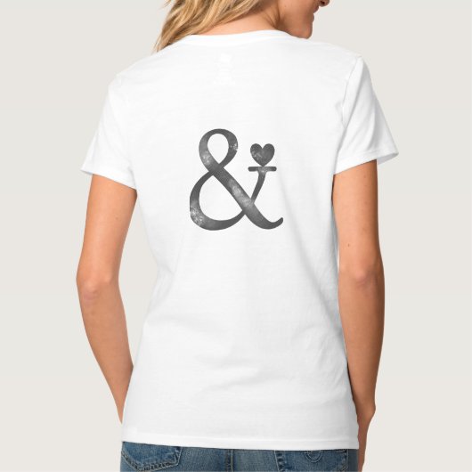 Ampersand-symbool T-shirt (Achterkant)