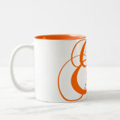 Ampersand-symbool Tweekleurige Koffiemok (Links)