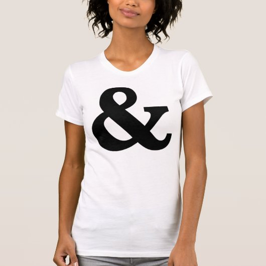 Ampersand T-shirt (Voorkant)
