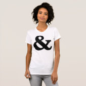 Ampersand T-shirt (Voorkant volledig)