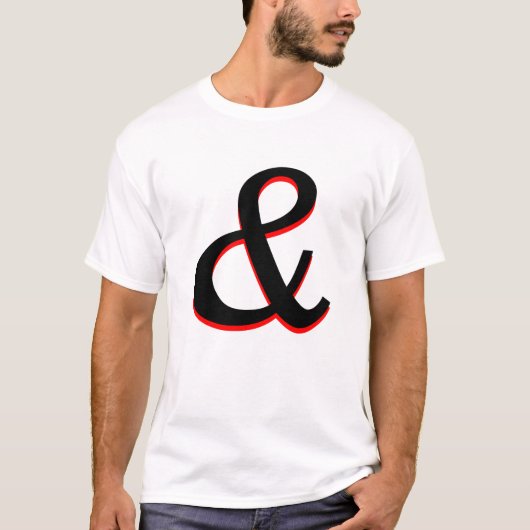 Ampersand (&) t-shirt (Voorkant)