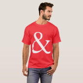 Ampersand T-shirt (Voorkant volledig)