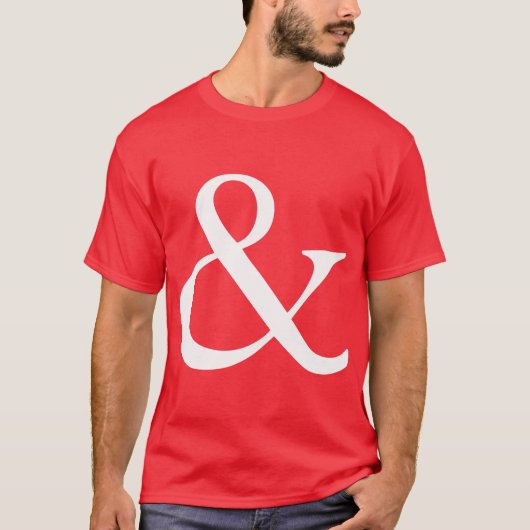 Ampersand T-shirt (Voorkant)