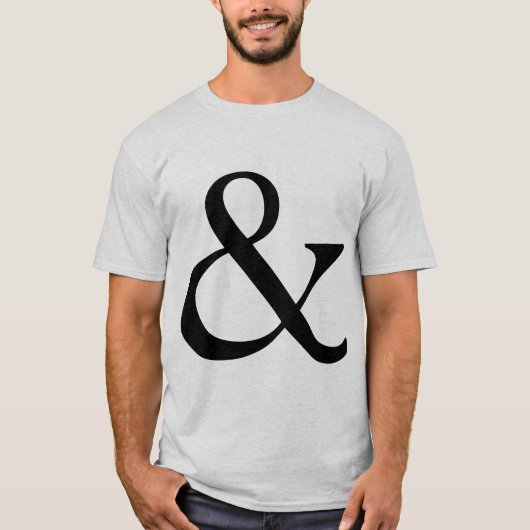 Ampersand T-shirt (Voorkant)