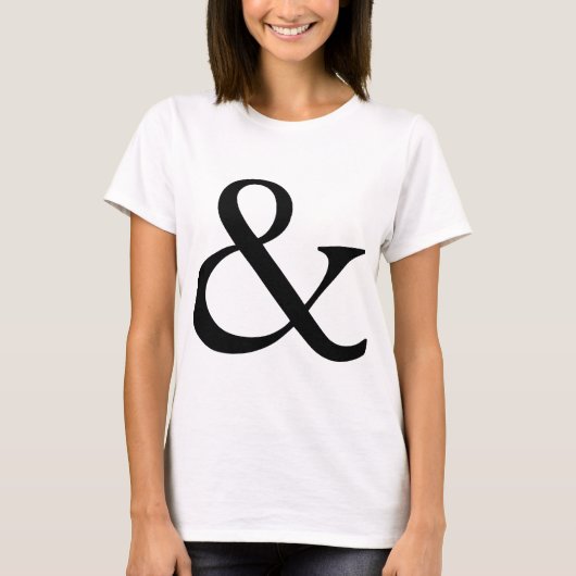 Ampersand T-shirt (Voorkant)