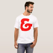 Ampersand T-shirt (Voorkant volledig)