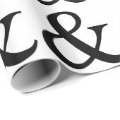 Ampersand-teken Cadeaupapier (Rol Hoek)