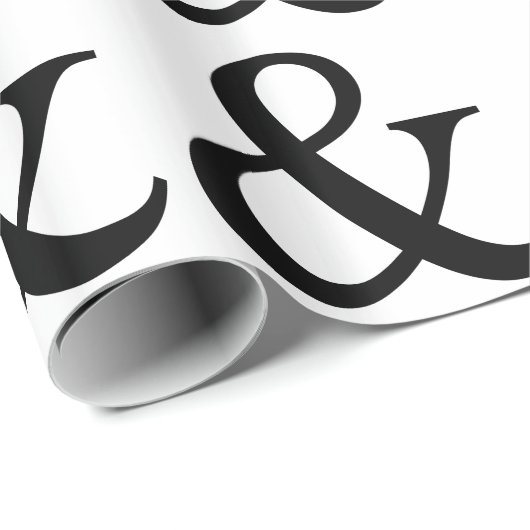 Ampersand-teken Cadeaupapier (Rol Hoek)