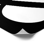 Ampersand-teken en -teken poster (Hoek)