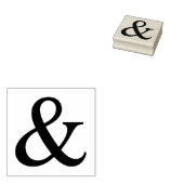 Ampersand-teken Rubberstempel (Gestempeld)