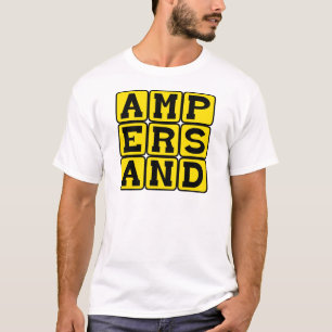 Ampersand, Type leesteken T-shirt
