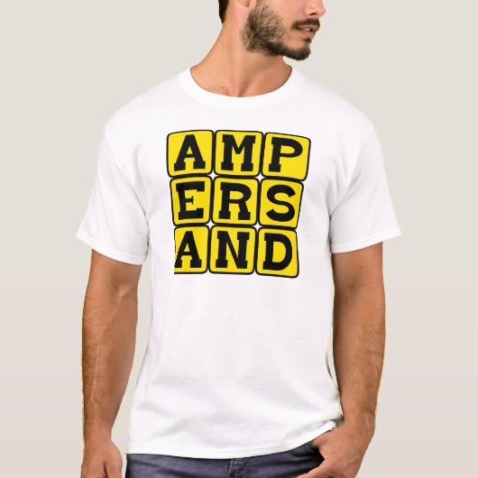 Ampersand, Type leesteken T-shirt (Voorkant)