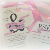 Ampersand Whimsical roze lint banner Kaart