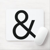 Ampersand - Zwart Muismat (Met muis)