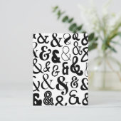 Ampersands Briefkaart (Staand voorkant)