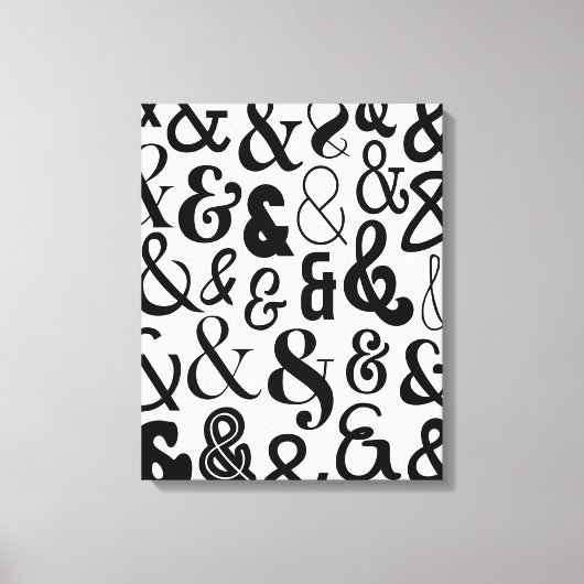 Ampersands Canvas Afdruk (Voorkant)