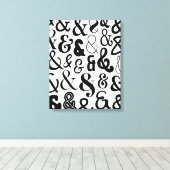 Ampersands Canvas Afdruk (Insitu (Houten vloer))