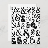 Ampersands Feestdagenkaart (Voorkant / Achterkant)