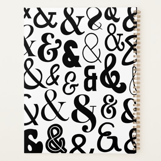 Ampersands Planner (Achterkant)