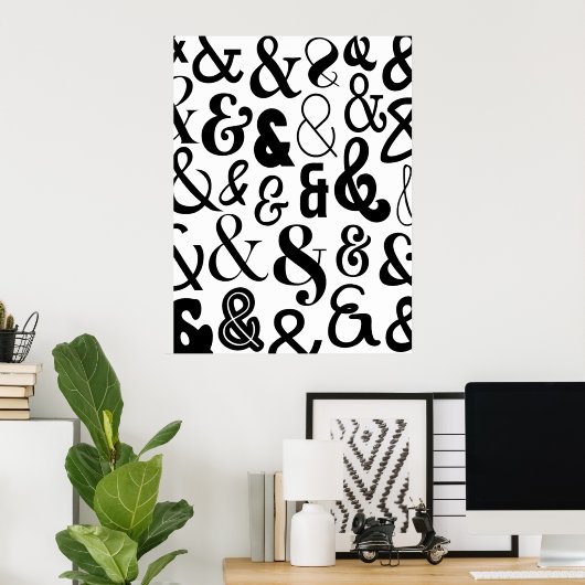 Ampersands Poster (Thuiskantoor)