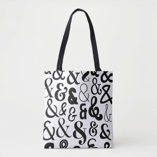Ampersands Tote Bag (Voorkant)