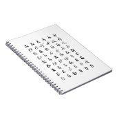 Ampersandtekens Notitieboek (Rechterzijde)